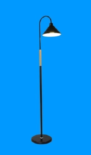 Торшер напольный (светильник) Мелодия Света плафон из металла 1719-D Черный картинка 